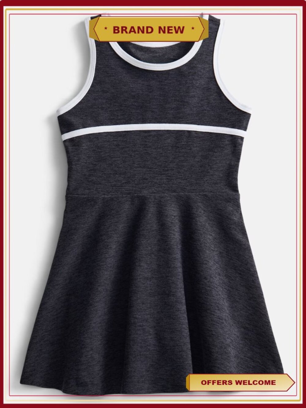 Girls ButterCore Active Dress with Built-in Shorts Moisture-Wicking
